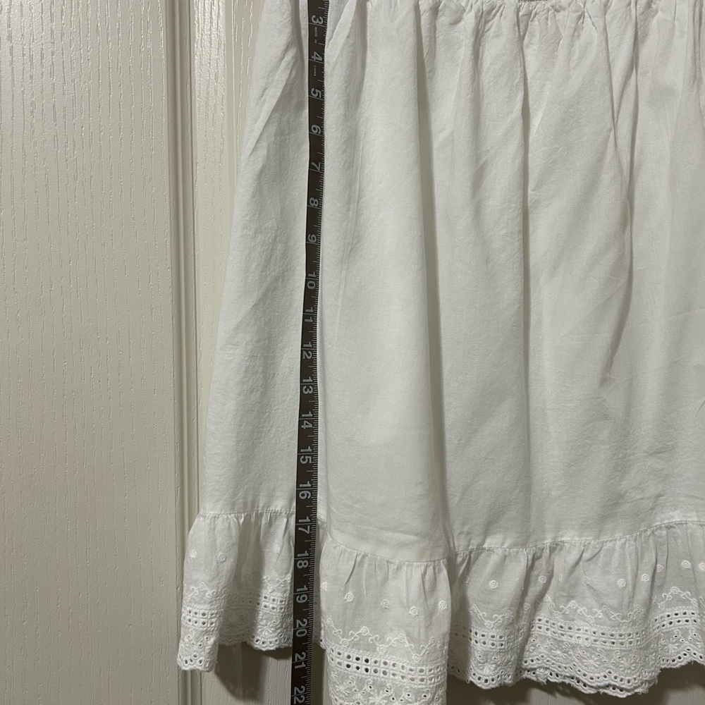White Ruffle Hem Slip - Picture 5 of 7